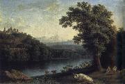Jakob Philipp Hackert Landscape with River oil painting artist